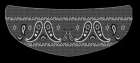 SHIELD STICKER - BANDANNA GRAY 